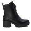 XTI ZIP FRONT CHUNKY ANKLE BOOT