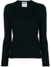 MOSCHINO TULLE BACK SWEATER,J0908550012187317