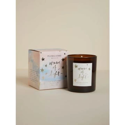 Plum & Ashby Wave Of Light Charity Candle In Plum