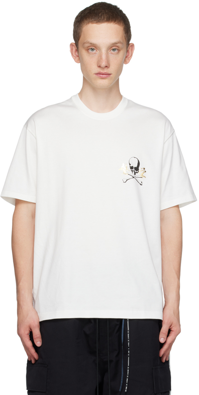 Mastermind Japan Skull-print Cotton T-shirt In White