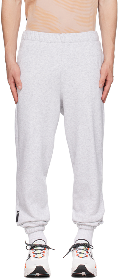 On Gray Club Sweatpants In Crater