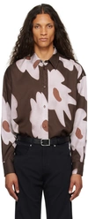 Paul Smith Brown Oversized Shirt In 69 Browns