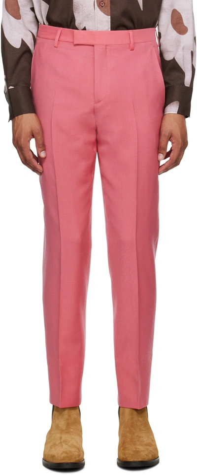 Paul Smith Pink Slim-fit Trousers In 20 Pinks
