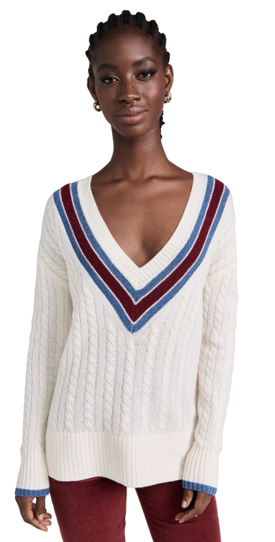 Veronica Beard Jean Sibley Jumper In Ivory Multi