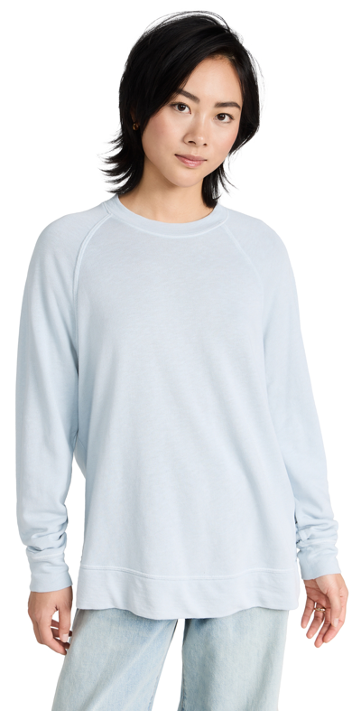 James Perse Crew-neck Long-sleeve T-shirt In Nocolor