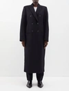 TOTÊME DOUBLE-BREASTED TAILORED WOOL COAT