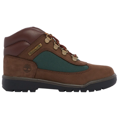 Timberland Kids' Boys  Field Boots In Brown/dark Olive