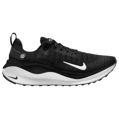 Nike Womens  React Infinity Run Flyknit 4 In Dk Grey/black/white