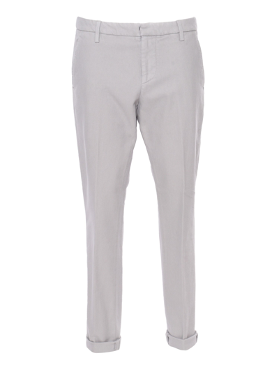 Dondup Gaubert Chino Pants In Cotton In Gray