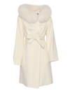 Max Mara Mango Coat In White