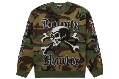 Pre-owned Supreme Bounty Hunter Sweater Woodland Camo