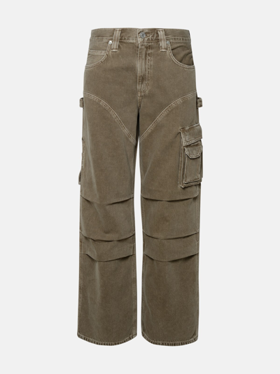 Agolde Pantalone Cargo In Beige