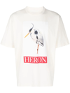 HERON PRESTON HERON BIRD PAINTED T-SHIRT