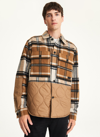 DKNY MEN'S QUILTED PANEL JACKET