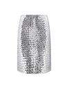 Bottega Veneta Intrecciato Metal Half-length Skirt
