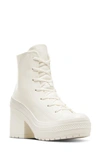 Converse Gender Inclusive Chuck 70 De Luxe Heel Sneaker In Egret Silver