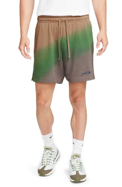 Nike Sportswear Club French Terry Game Day Shorts In Brown