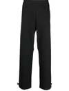 Aspesi Hoff Trousers Drawstring Hem In Grey