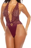 OH LA LA CHERI SADIE PLUNGE LACE TEDDY