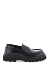 Dolce & Gabbana Leather Mocassins In Black