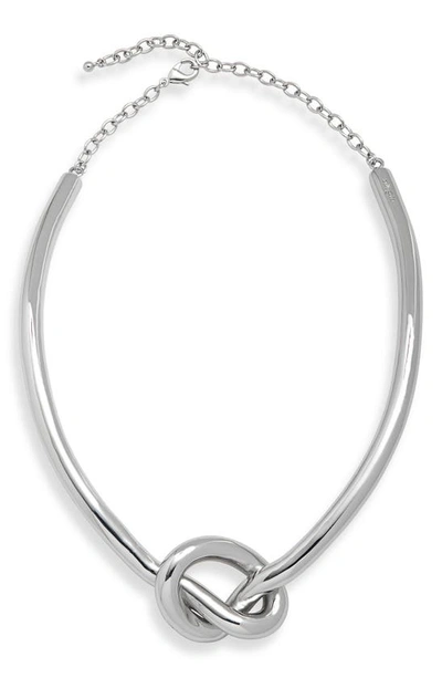 Cult Gaia Lana Choker Necklace, 13-20 In Silver