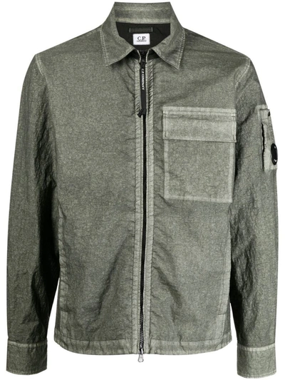 C.p. Company Green Co-ted Overshirt