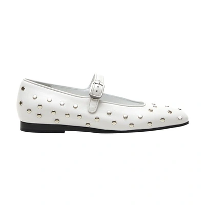 Le Monde Beryl Ballerin Mary Jane Studde In White