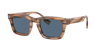 Burberry Man Sunglass Be4403 In Dark Blue
