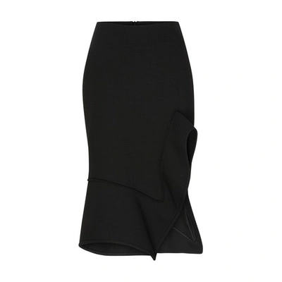 Bottega Veneta Slit Skirt In Black