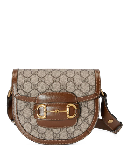 Gucci Horsebit 1955 Crossbody Bag In Brown