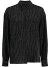 Iro Studded Shirt All-over Pattern In Black