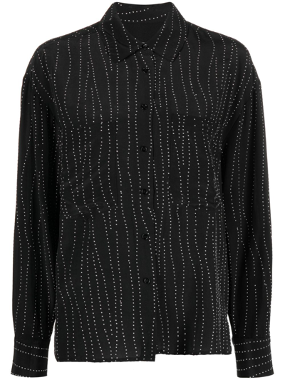 Iro Zef Stud-embellished Shirt In Black