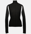 Khaite Woman Turtleneck Black Size L Virgin Wool In Black