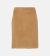 Miu Miu Corduroy Skirt In Brown