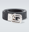 GUCCI GG REVERSIBLE CANVAS AND LEATHER BELT