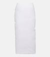 Prada Padded Pencil Skirt In White