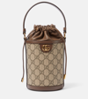 GUCCI OPHIDIA GG MINI CANVAS BUCKET BAG