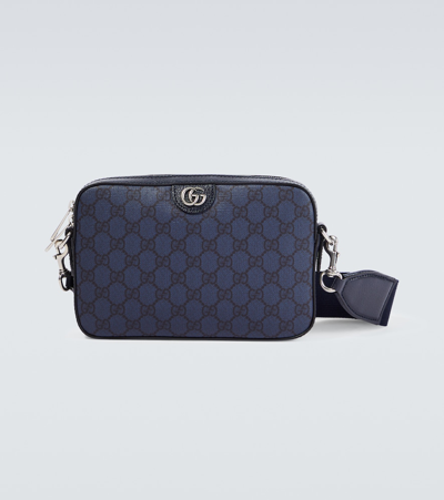 Gucci Ophidia Gg Supreme Crossbody Bag In Blue,black