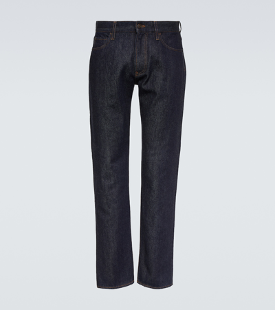 Loro Piana Quarona Cashdenim Pants In Blue