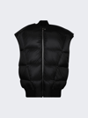 Rick Owens Jumbo Flight Black Polyamide Jacket In Black