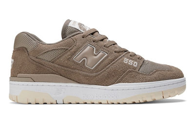 Pre-owned New Balance 550 Suede Mushroom In Mushroom/sea Salt/macadamia Nut