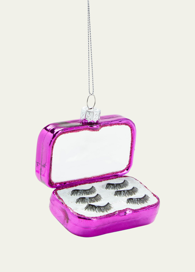 Cody Foster & Co Fake Eyelashes Set Holiday Ornament In Assorted