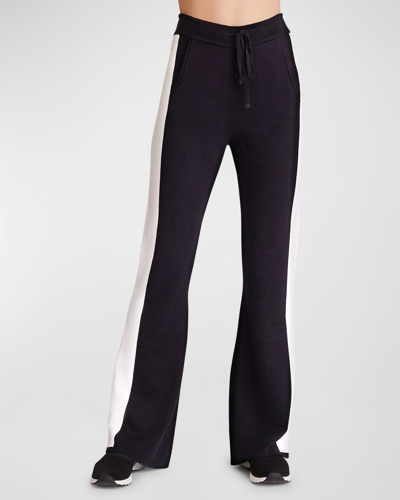 Blanc Noir Blair Bootcut Sweatpants In Black