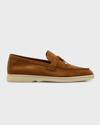 LORO PIANA SUMMER CHARMS WALK SUEDE LOAFERS