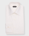 Tom Ford Men's Cotton Dress Shirt In White