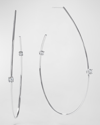 Lana Flawless 14k Gold Solo Diamond Teardrop Hoop Earrings In Yellow