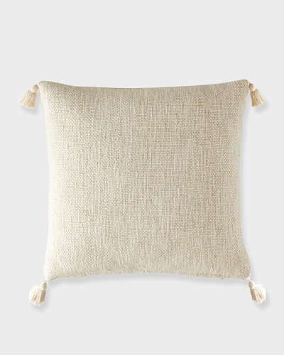 John Robshaw Woven Sand Decorative Pillow, 22 X 22