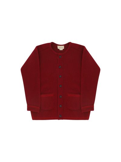 Gucci Kids' Sweater In Bordeaux/red