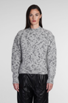 MARANT ETOILE MORENA KNITWEAR IN GREY ACRYLIC