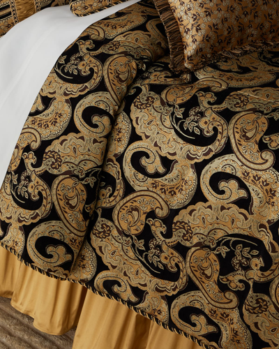 Austin Horn Collection Mira King 3-piece Comforter Set In Black